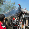 Marsilieni: Incendiu de la un scurtcircuit