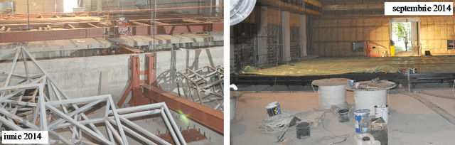 Slobozia: Se lucrează la sala de spectacole «cu geometrie variabilă»