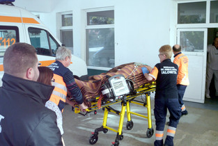 Slobozia: Salvată de la moarte în ultima secundă