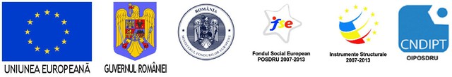 Proiect cofinanțat din Fondul Social European