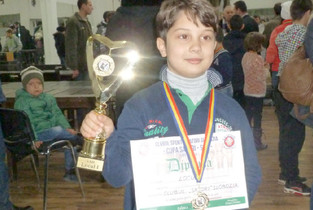 Alexandru Negru, campion județean la 8 ani