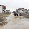 Slobozia: Cartierul Tineretului, inundat