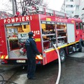 Incendiu la o clădire din Slobozia