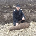 Mihail Kogălniceanu: Bombă de aviație, descoperită la arat