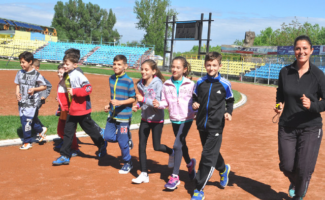 Start lansat pentru micii atleți slobozeni