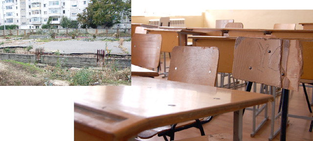 600 de elevi învață în clase cu bănci vechi