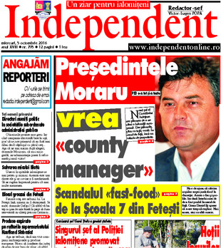 Cele mai importante evenimente ale anului reflectate în paginile Independent (V)