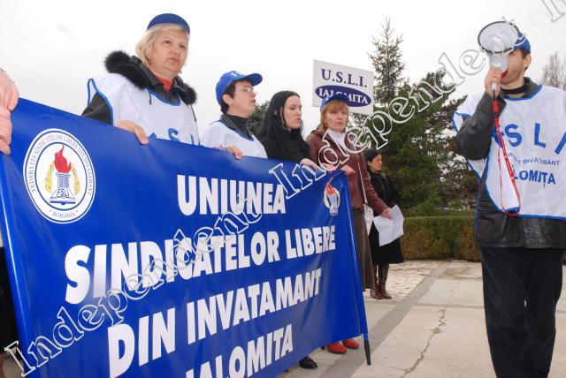 FSLI a pichetat astăzi Prefectura Ialomița