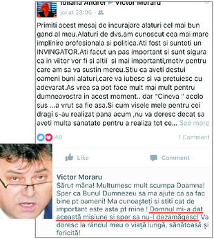 Moraru, trimisul lui Dumnezeu pe Pământ