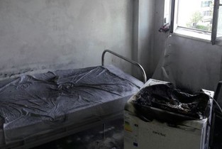 Secția Ginecologie a Spitalului Municipal Urziceni, cuprinsă de flăcări