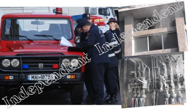 Incendiu la generatorul de joasă tensiune al Spitalului Județean Slobozia