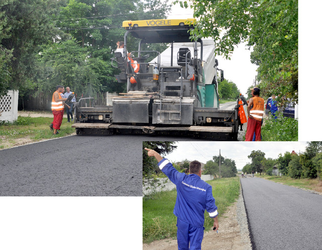 Sfântu Gheorghe asfaltează 7 kilometri de drum comunal