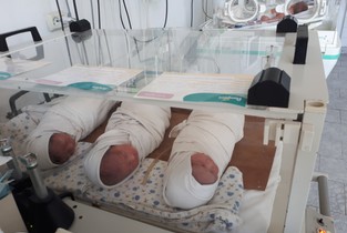 Tripleți născuți la Maternitatea Slobozia