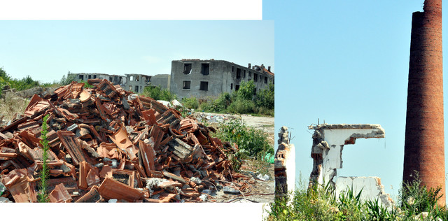 Colosul industrial al orașului s-a transformat în moloz