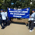 Slobozia: Protest al profesorilor în Piața Unirii