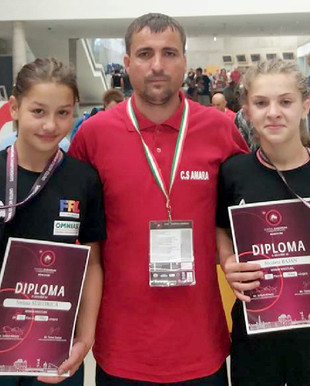 Luptătoarele Amarei, pe podiumul Europei