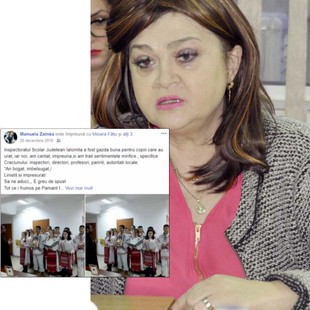 Inspectorul general școlar Manuela Zainea pune virgulă între subiect și predicat