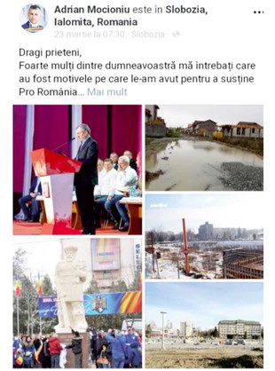 Adrian Mocioniu scrie din nou Sloboziei