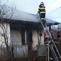 Incendiu la o casă din Grivița