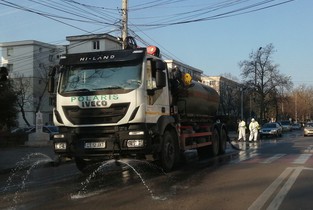Slobozia dezinfectează arterele de circulație