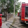 Casă în flăcări la Țăndărei