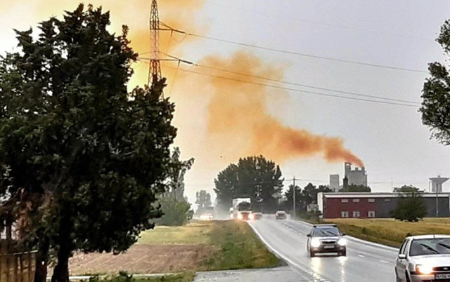 Incendiu la Combinatul Chimic Slobozia