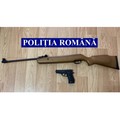 Slobozean prins cu arme neletale în portbagajul mașinii