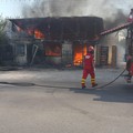 Movilița: Incendiu la un magazin de piese auto