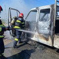 Murgeanca: A luat foc o autoutilitară
