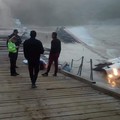 Poiana: Tir răsturnat în apele râului Ialomița