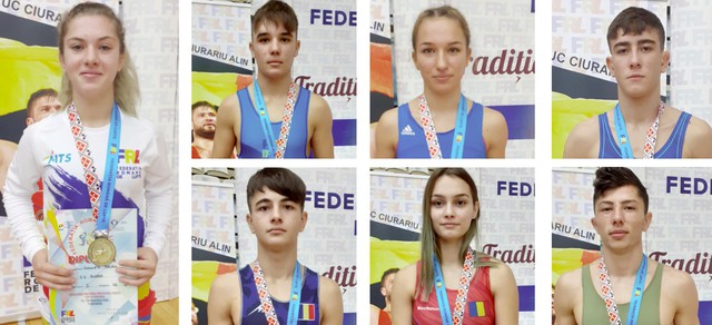 7 medalii la cadeți, 1 la tineret