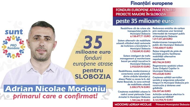 Himerele administrației Mocioniu depășesc termenele de execuție impuse de UE