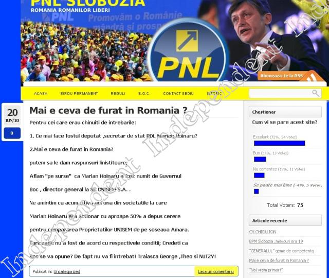 Ce face cineva de la PNL Ialomița când ajunge împărat