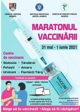 Campanie de vaccinare anti COVID-19 cu tombole