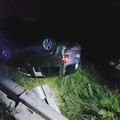 Gura Ialomiței: Mașină răsturnată într-un șanț