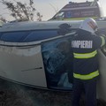 Urziceni: S-a răsturnat cu mașina