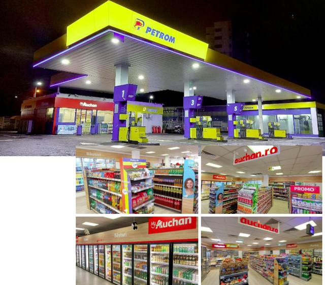 Auchan România și OMV Petrom au deschis 100 de magazine MyAuchan în stațiile Petrom, dintre care unul în județul nostru, Ialomița