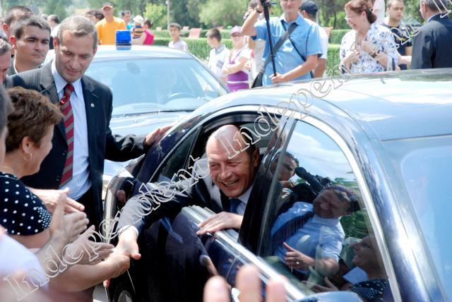Președintele Băsescu, așteptat la Slobozia