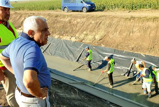 Ministrul Agriculturii, Petre Daea a verificat stadiul lucrărilor de infrastructură la sistemele de irigații din Ialomița
