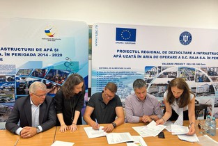Oficialii Consiliului Județean Ialomița au semnat achiziția sediului Urban SA Slobozia