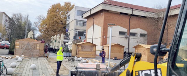 Slobozia se pregătește de Sărbătorile Crăciunului