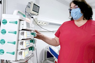 Linie de gardă pentru Secția Neurologie a Spitalului Județean de Urgență Slobozia
