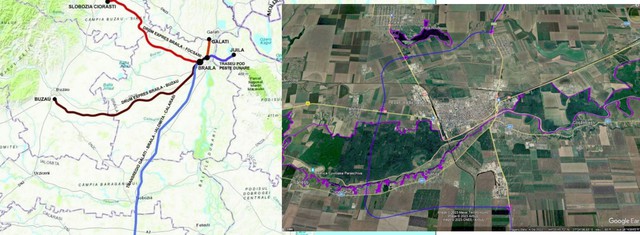 Drumul Expres TransRegio traversează Ialomița prin zona de Vest a Sloboziei