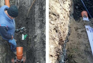 Sistem funcțional de apă și canalizare la Ograda