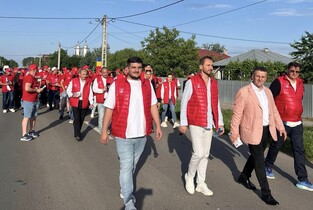 Campanie electorală în comuna Valea Măcrișului. Marian Pavel, președintele PSD Ialomița: «Partidul Social Democrat are cei mai buni candidați!»