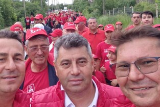 Peste 200 de susținători alături de Radu Nicolae, candidatul PSD Ialomița la Primăria Bărcănești