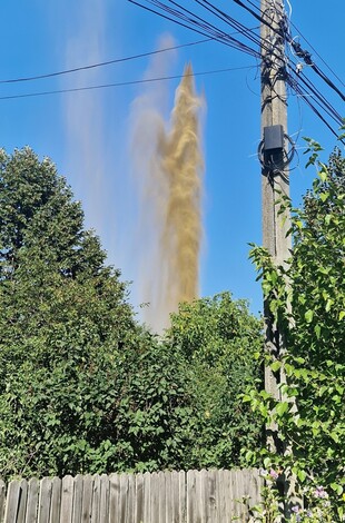Pericol de explozie în orașul Amara! Pungă de gaz descoperită în urma unor lucrări!
