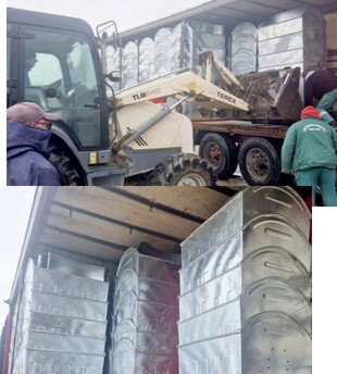 Containere pentru colectarea separată a deșeurilor la Fetești