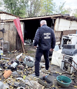 Amenzi aplicate de Garda de Mediu Ialomița agenților economici care colectează deșeuri