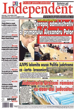 Cele mai importante evenimente ale anului reflectate în paginile Independent (IV)
